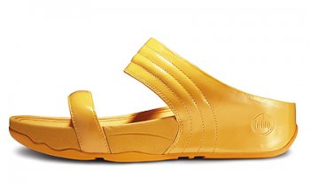 Fitflop Womens Walkstar Slide Sunflower Yellow Sandal